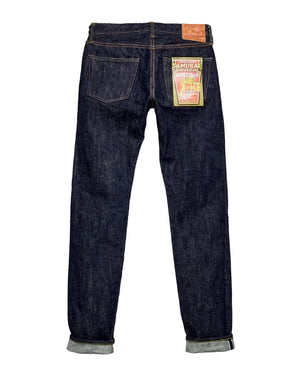 Slim tapered fit S511XX19ozII Kiwami II 19oz selvedge denim jeans with raised belt loops and branded leather patch