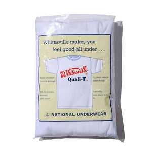 Whitesville 2 Pack Tee packaging showcasing vintage-style design and product details.