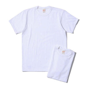Whitesville 2 Pack Tee in Off White, 100% combed cotton, regular fit, twin-needle sewn, made in Japan.