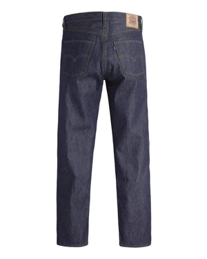 LEVI'S MADE IN JAPAN 1980's 501 dark rinse jeans in premium Japanese selvedge denim with classic straight fit