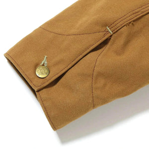 Sugar Cane 13oz duck canvas brown duck work coat with five-button front and 3-in-1 chest pocket