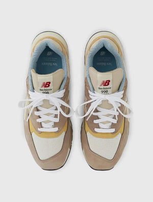 New Balance Made in USA 998 Incense sneakers with suede upper and ABZORB cushioning