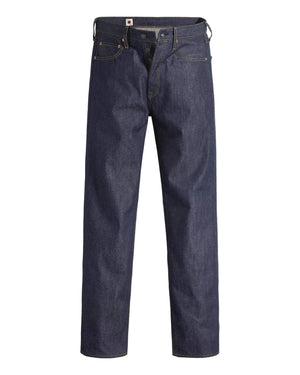 LEVI'S MADE IN JAPAN 1980's 501 dark rinse selvedge denim jeans with classic straight fit and mid-rise waist