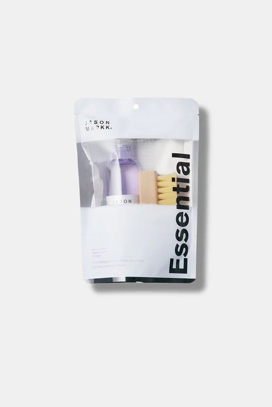 Jason Markk Premium Kit Shoe Cleaner with brush, effective and biodegradable formula for sneakers.