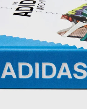 ADIDAS ARCHIVE: THE FOOTWEAR COLLECTION book hardcover showcasing sneaker designs.